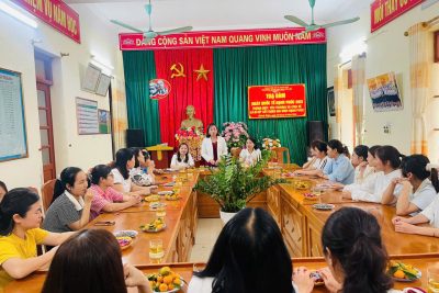 Trường Mầm non Khánh Lợi hưởng ứng Ngày Quốc tế hạnh phúc. Tổ chức tọa đàm với thông điệp: “Yêu thương và chia sẻ là bí kíp xây dựng gia đình hạnh phúc”